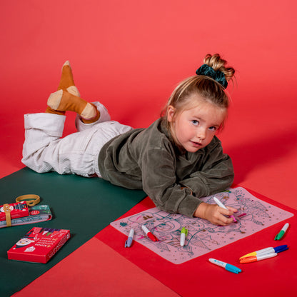 Set à colorier - Village de Noël