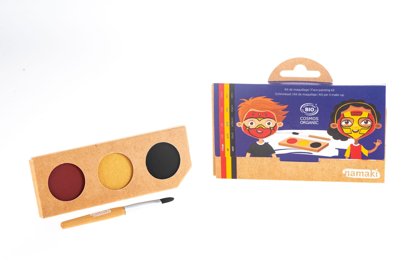 Kit de maquillage 3 couleurs Ninja & Superhéros