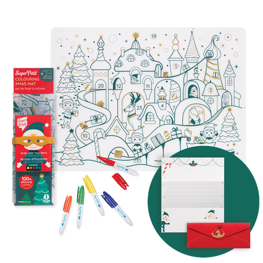 Set à colorier - Village de Noël