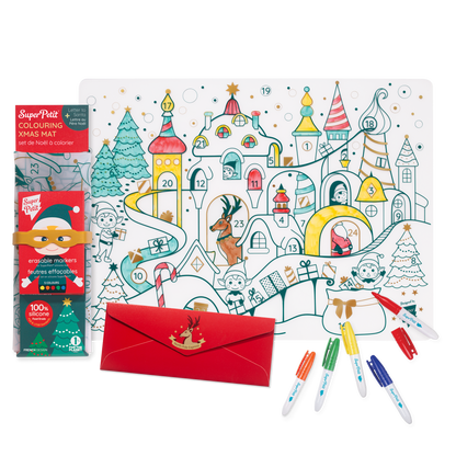 Set à colorier - Village de Noël