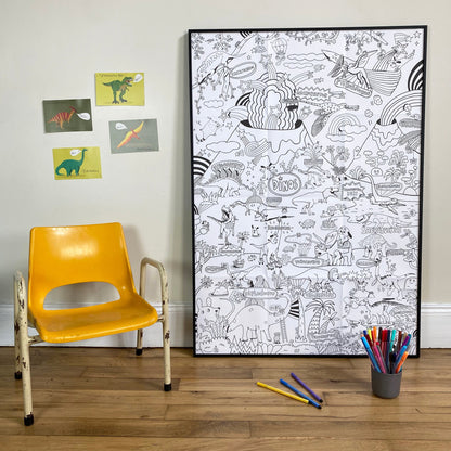mon POSTER "Dinosaures"