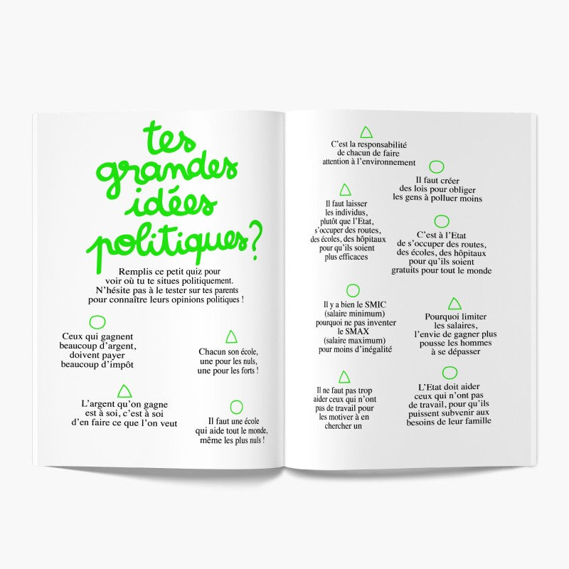 Ah, si j’étais président - cahier d'activités