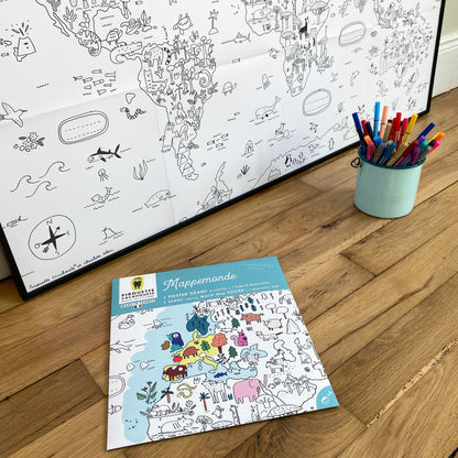 mon POSTER "Mappemonde"