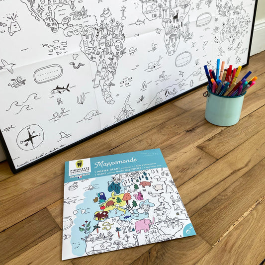 mon POSTER "Mappemonde"