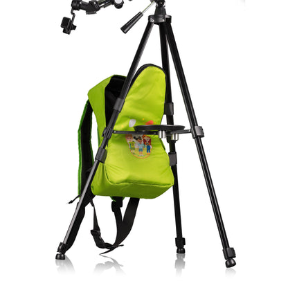 Télescope à objectif 70/400 avec sac à dos vert