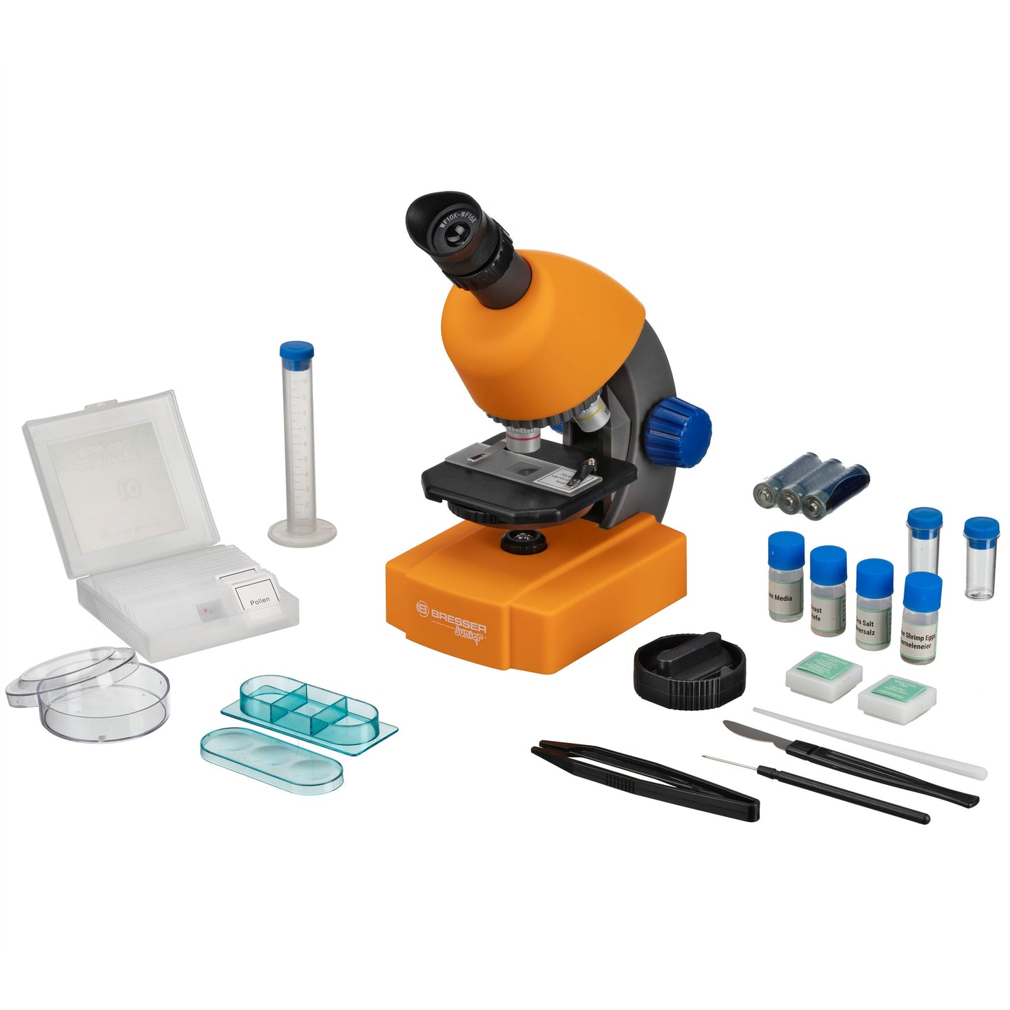 Microscope + étui rigide et accessoires