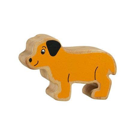 Chiot bois naturel peint