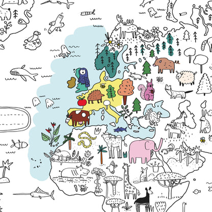 mon POSTER "Mappemonde"