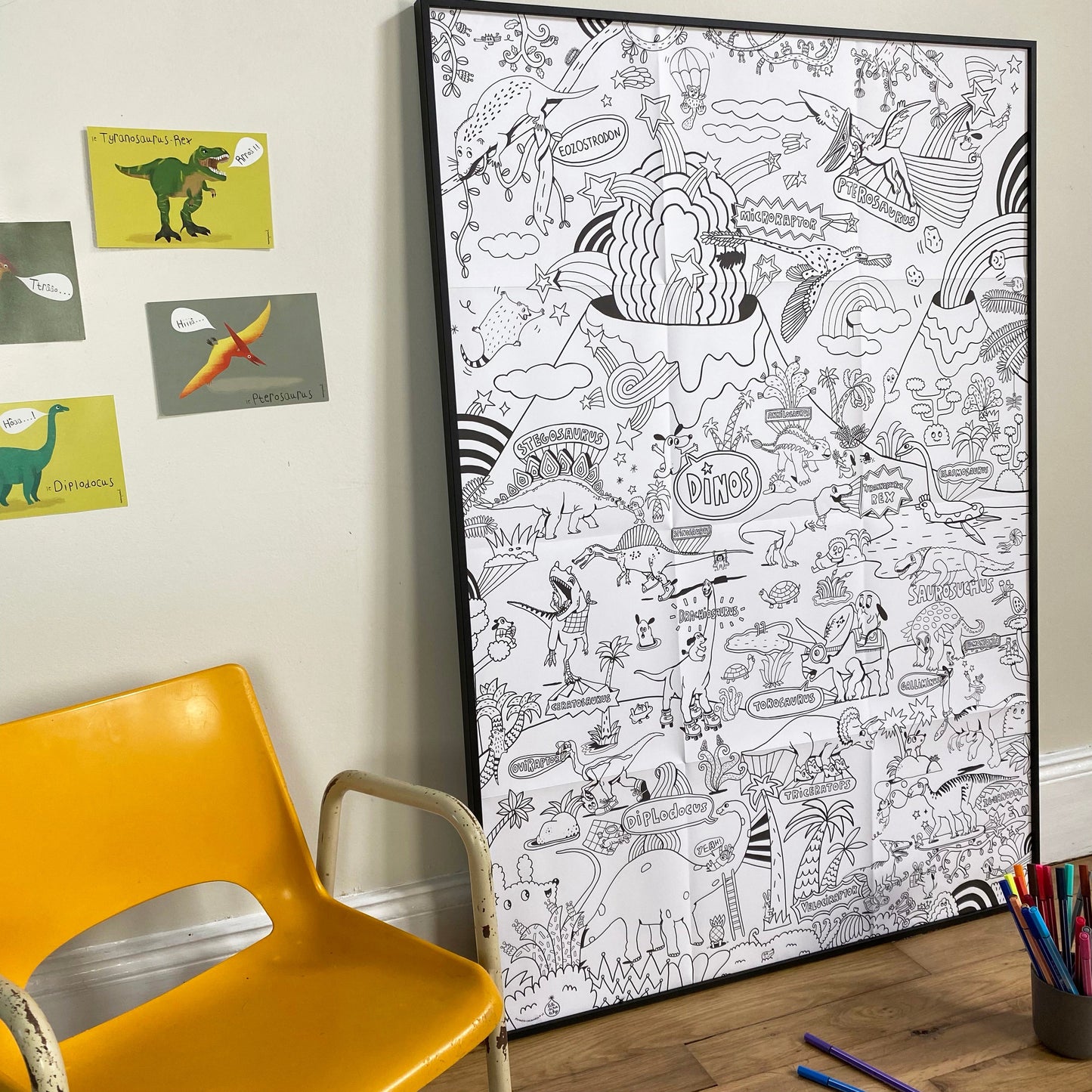 mon POSTER "Dinosaures"