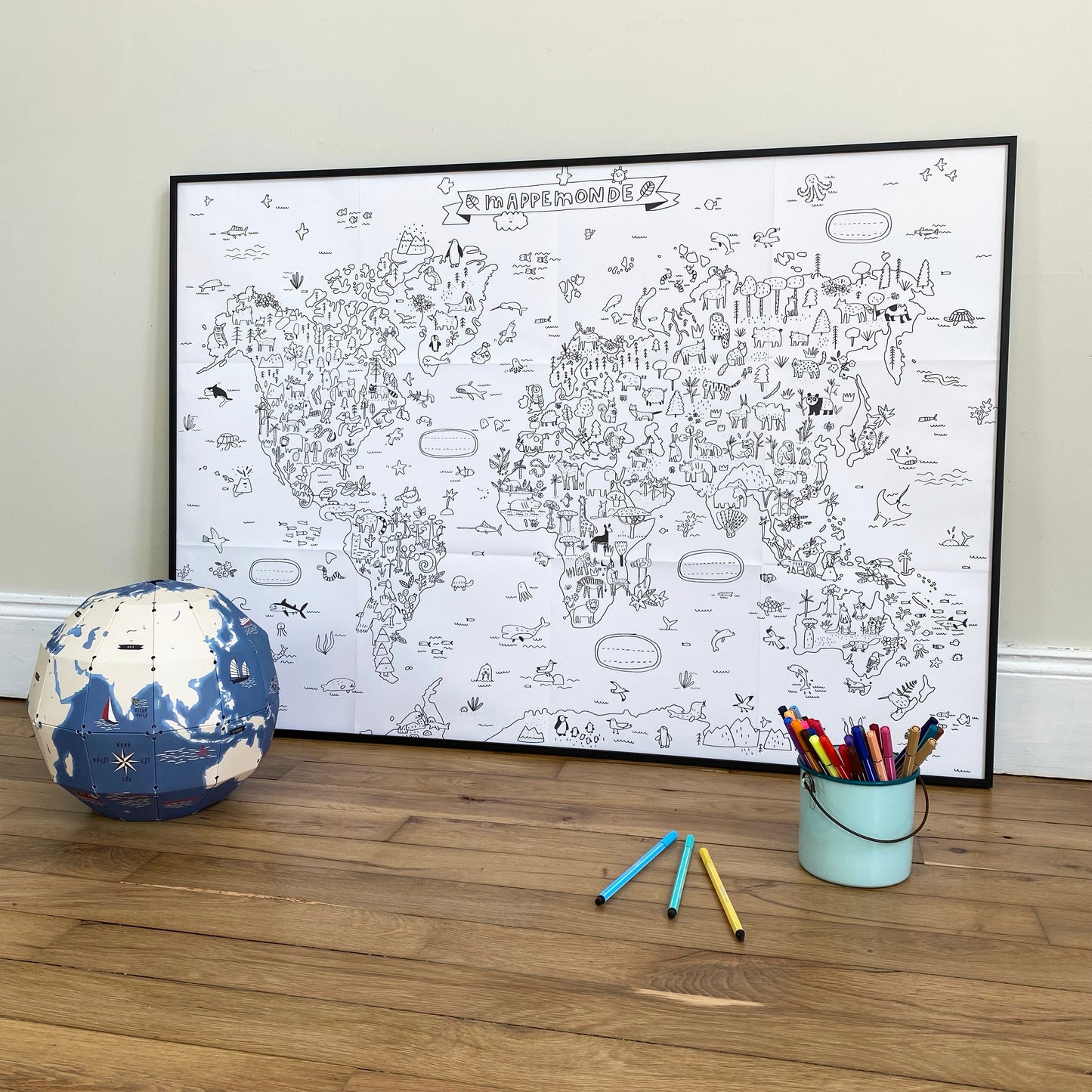mon POSTER "Mappemonde"