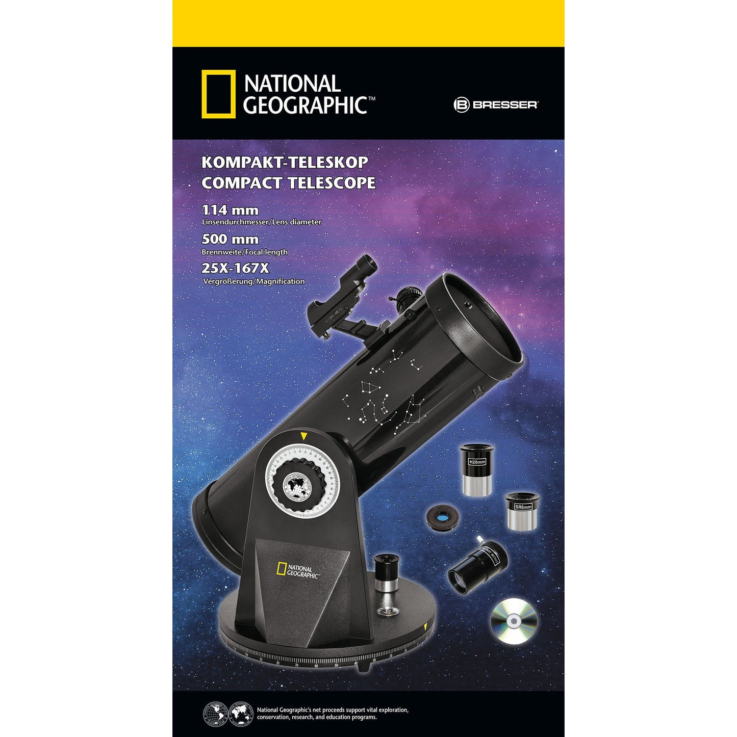 Télescope compact 114/500