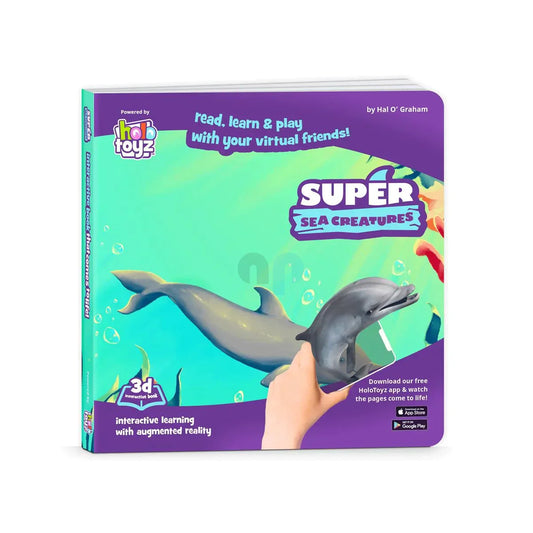 Livre AR interactif 4D Super Sea Creatures