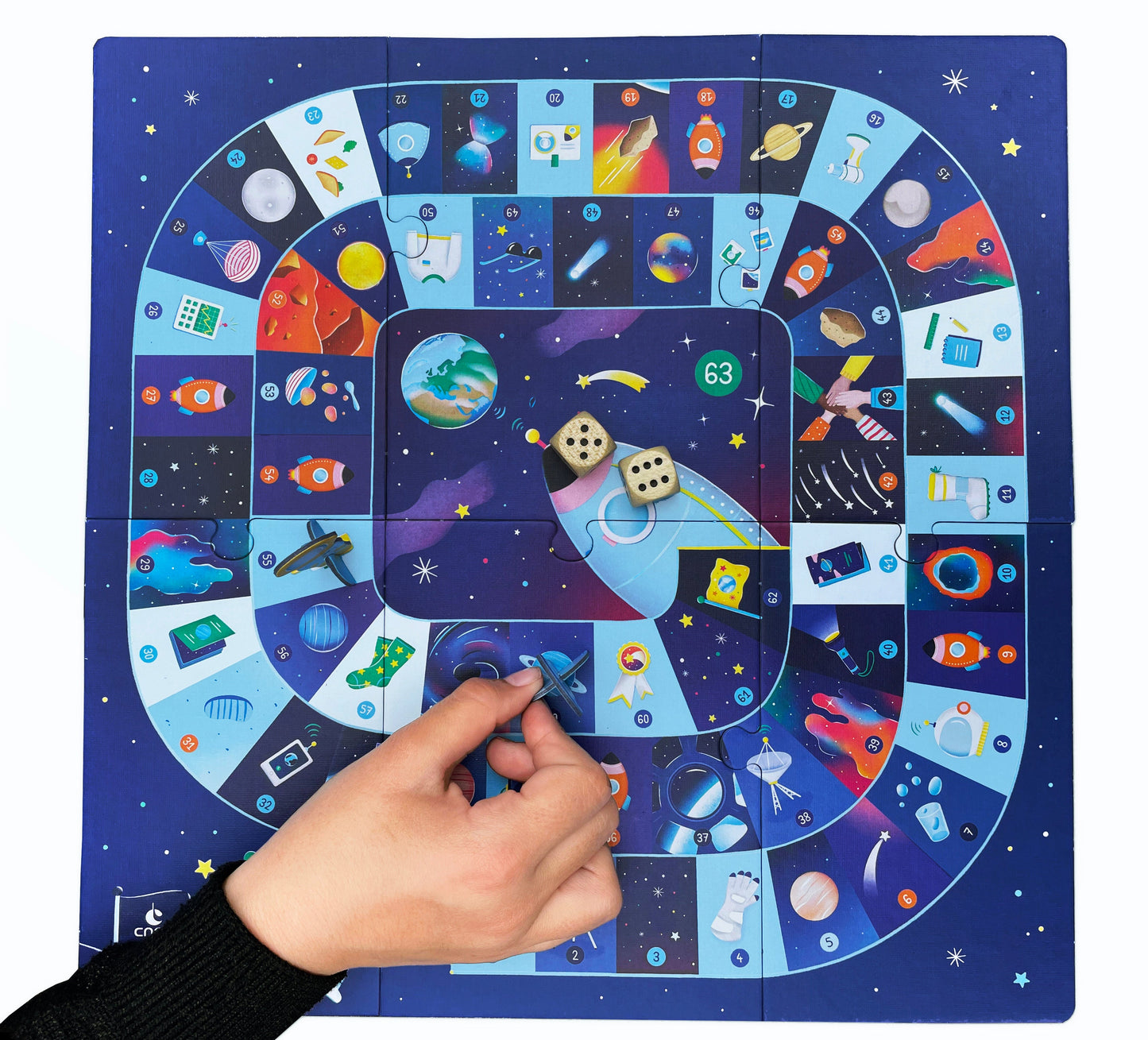 mon JEU DE L'OIE de l'espace