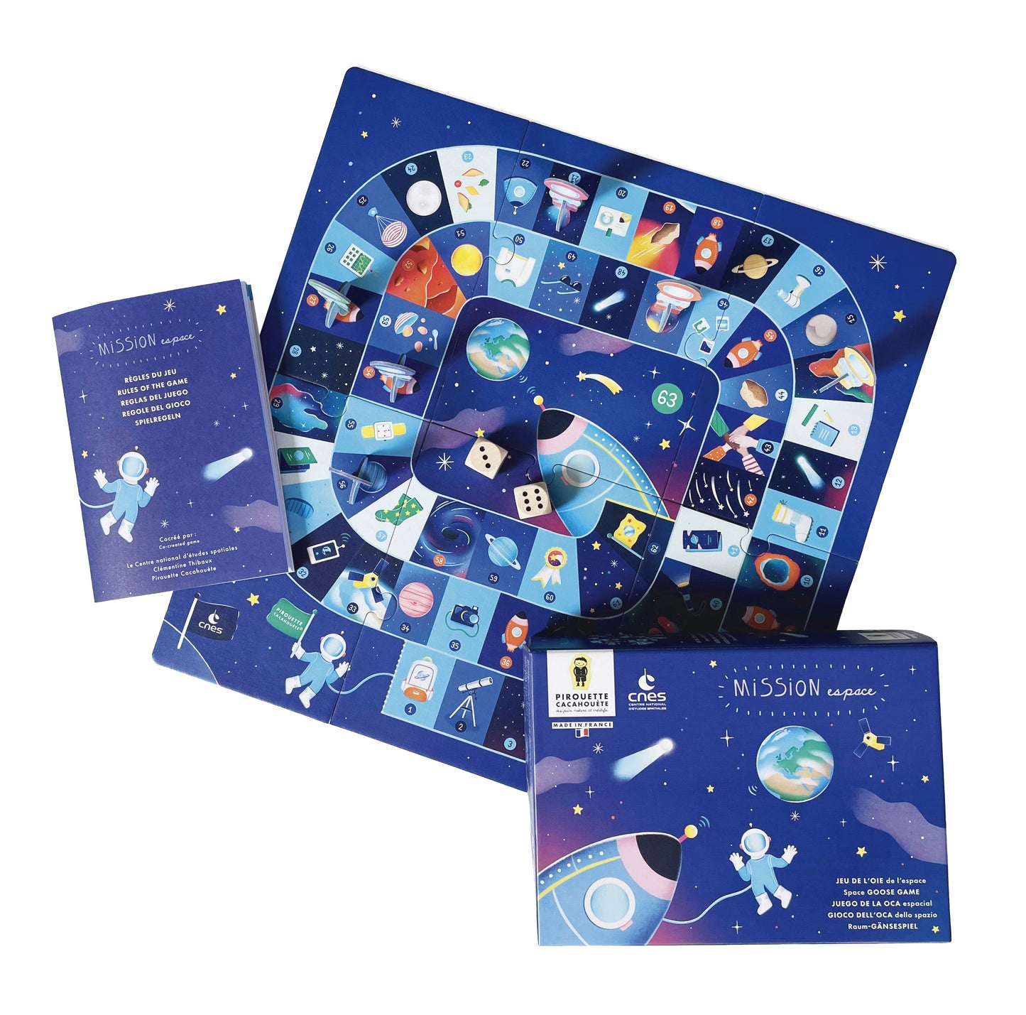 mon JEU DE L'OIE de l'espace