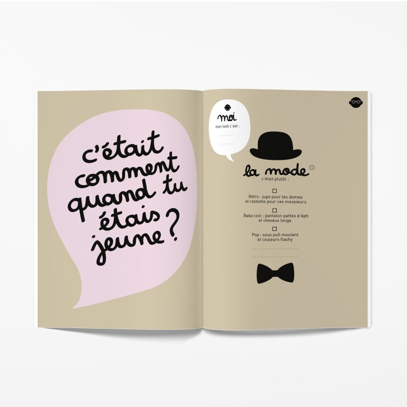Papi, mamie et moi - Livre à remplir à 2