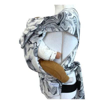 Porte-bébé Mei Tai marbré | Gris