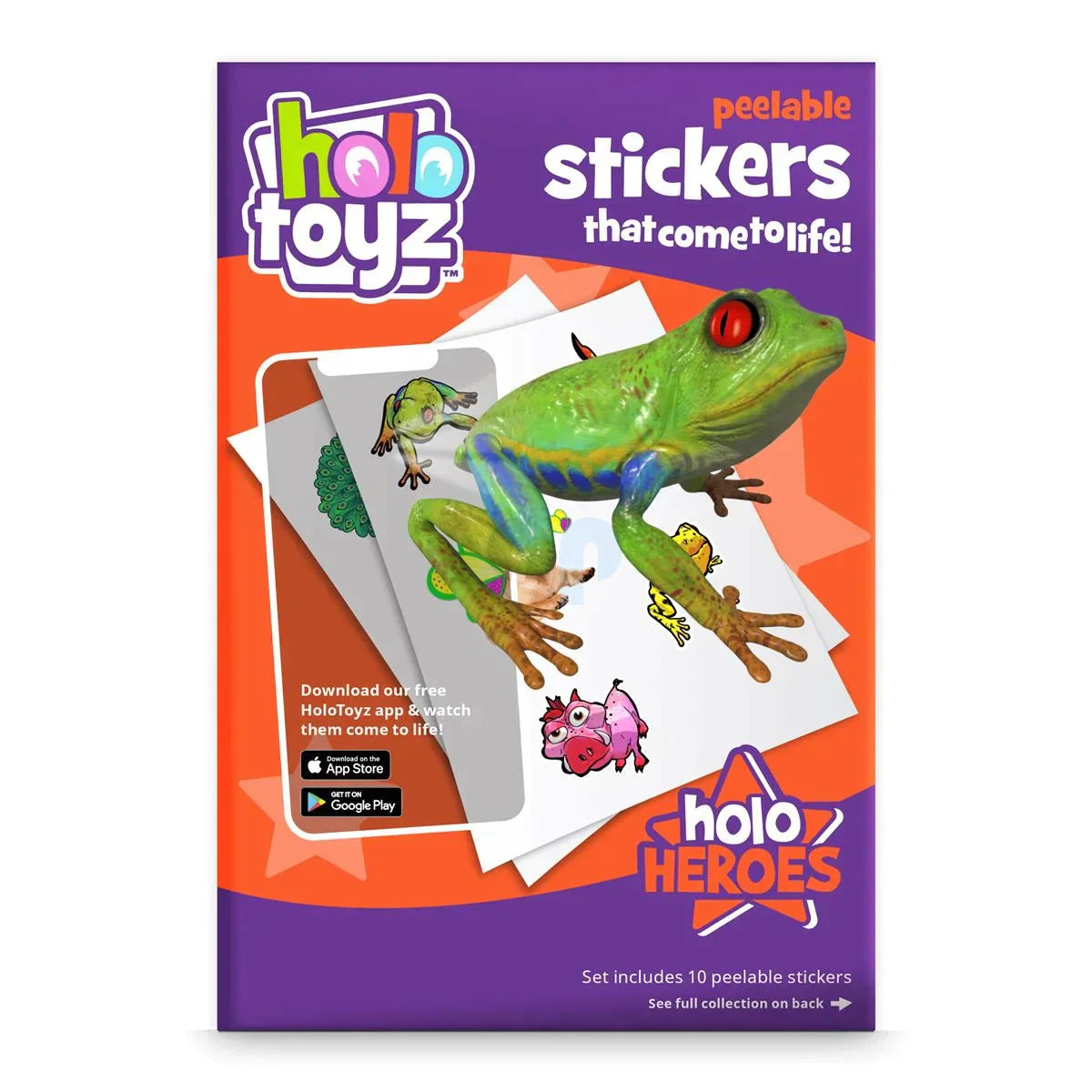 Autocollants AR Holo Heroes
