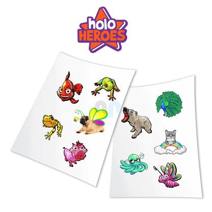 Autocollants AR Holo Heroes