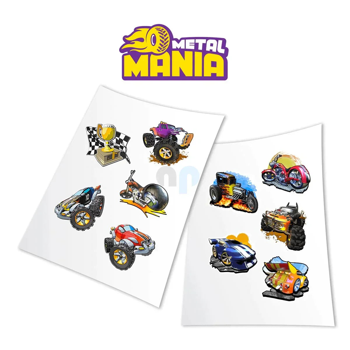 Autocollants AR Metal Mania