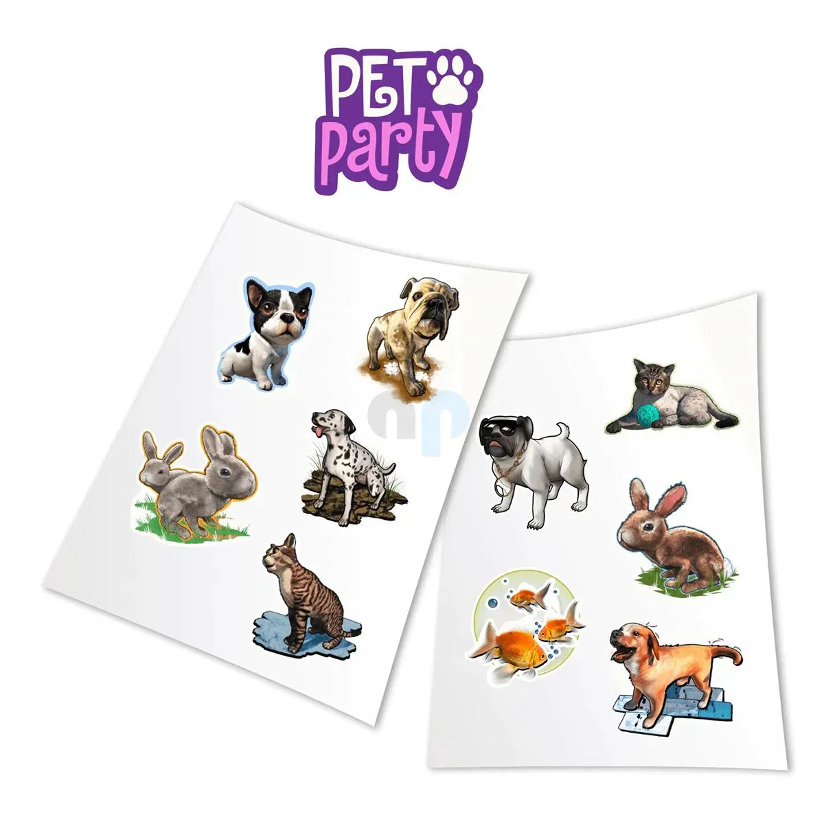 Autocollants AR Fête pour animaux de compagnie