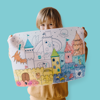 set à colorier Château