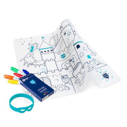 set à colorier Château