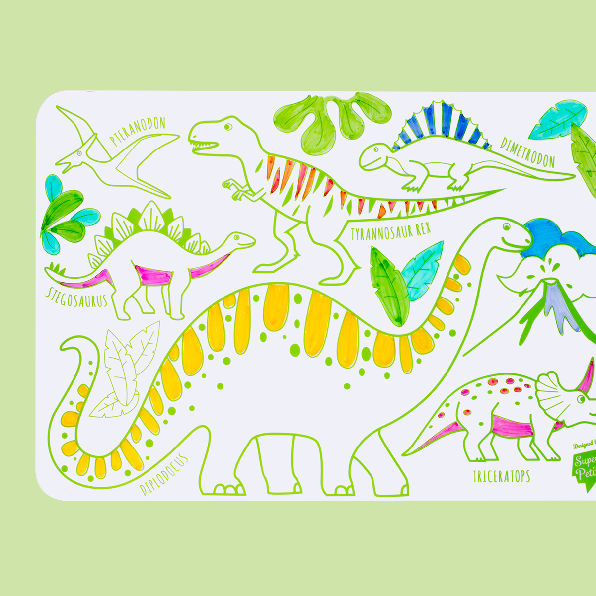 Mini playmat Dino