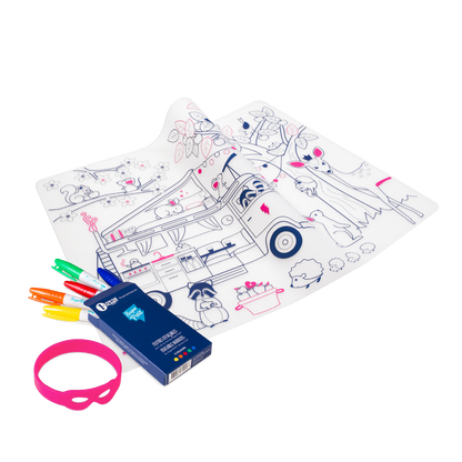 Set à colorier - Le Van